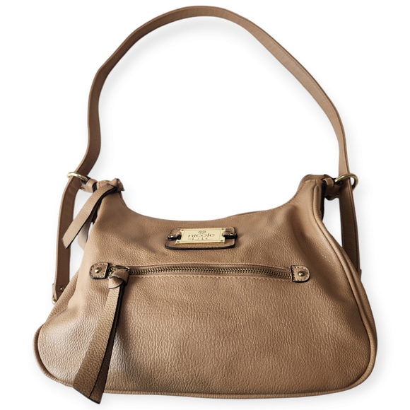 Nicole by Nicole Miller Handbags - Nicole Miller Tan Shoulder Bag